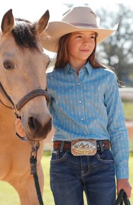 CRUEL GIRL PRINTED COTTON SHIRT.