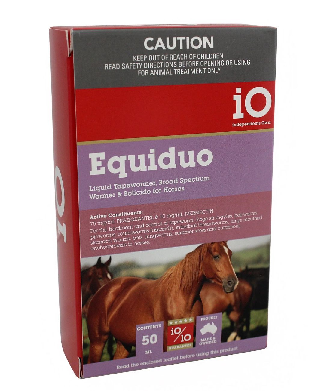 IO EQUIDUO WORMING LIQUID, Size: 100ML