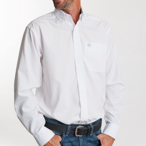 WRINKLE FREE SOLID SHIRT.