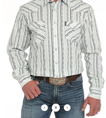 MENS WHITE RETRO LONG SLEEVE SHIRT.