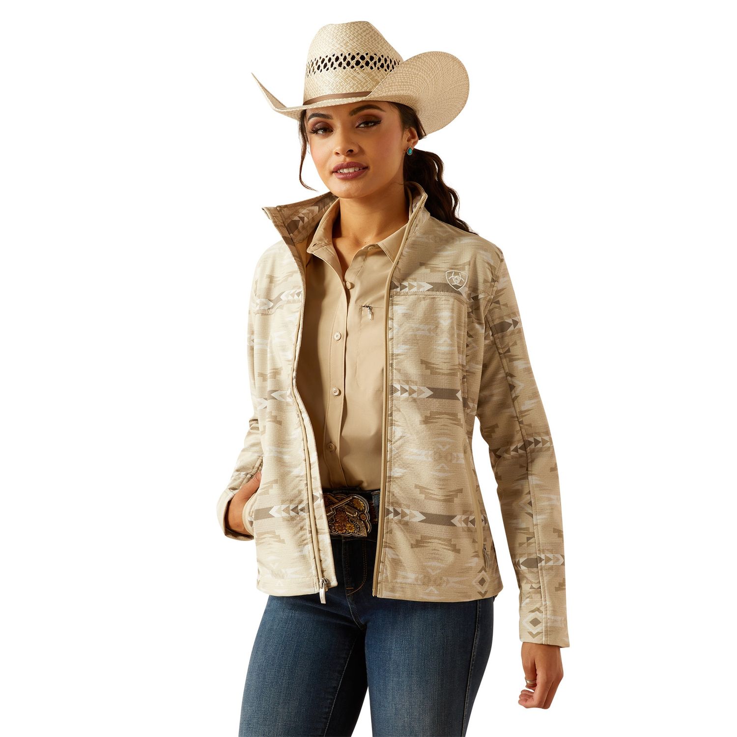 NEW TEAM SOFTSHELL PRINT JACKET