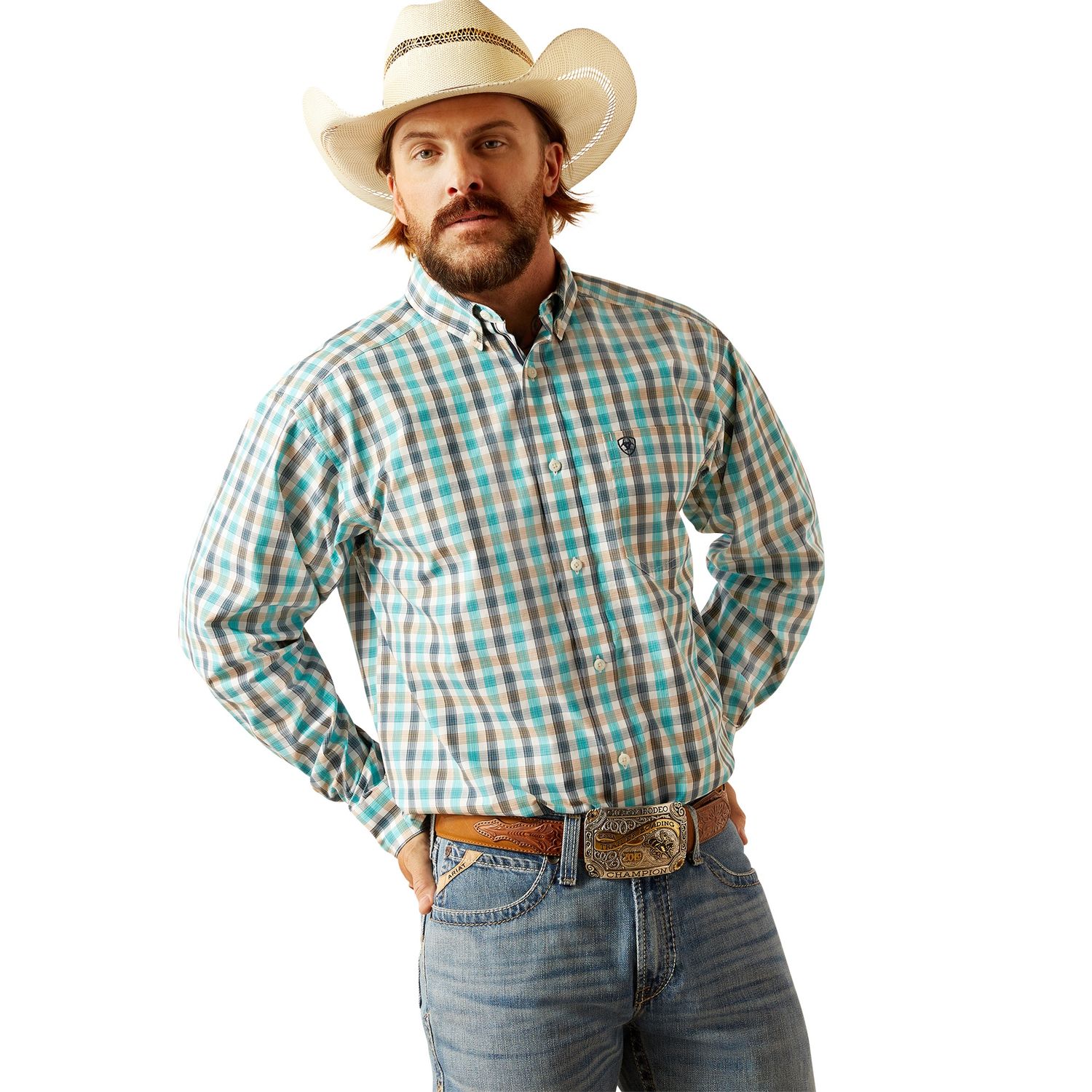 MENS PRO SERIES JOHNATHAN CLASSIC FIT SHIRT NAVY