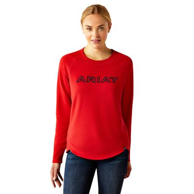 WOMENS BENICIA RED TEAM SWEATSHIRT