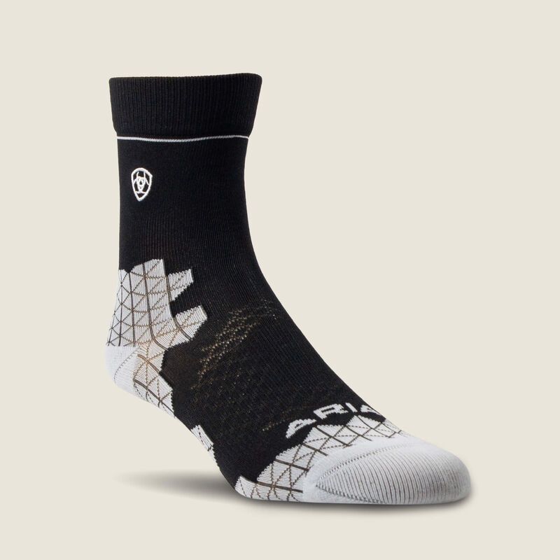 ARIATTEK DEVON PERFORMANCE PADDOCK SOCK BLACK SLEET