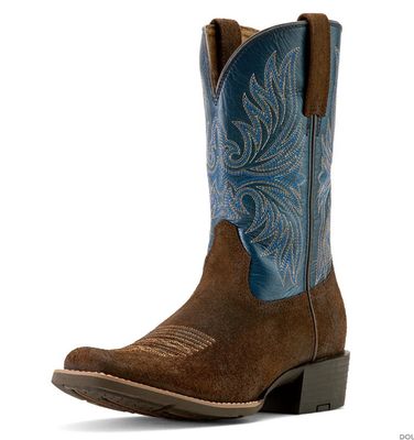 SPORT NARROW CUTTER TOE COWBOY BOOT MIDNIGHT BLUE