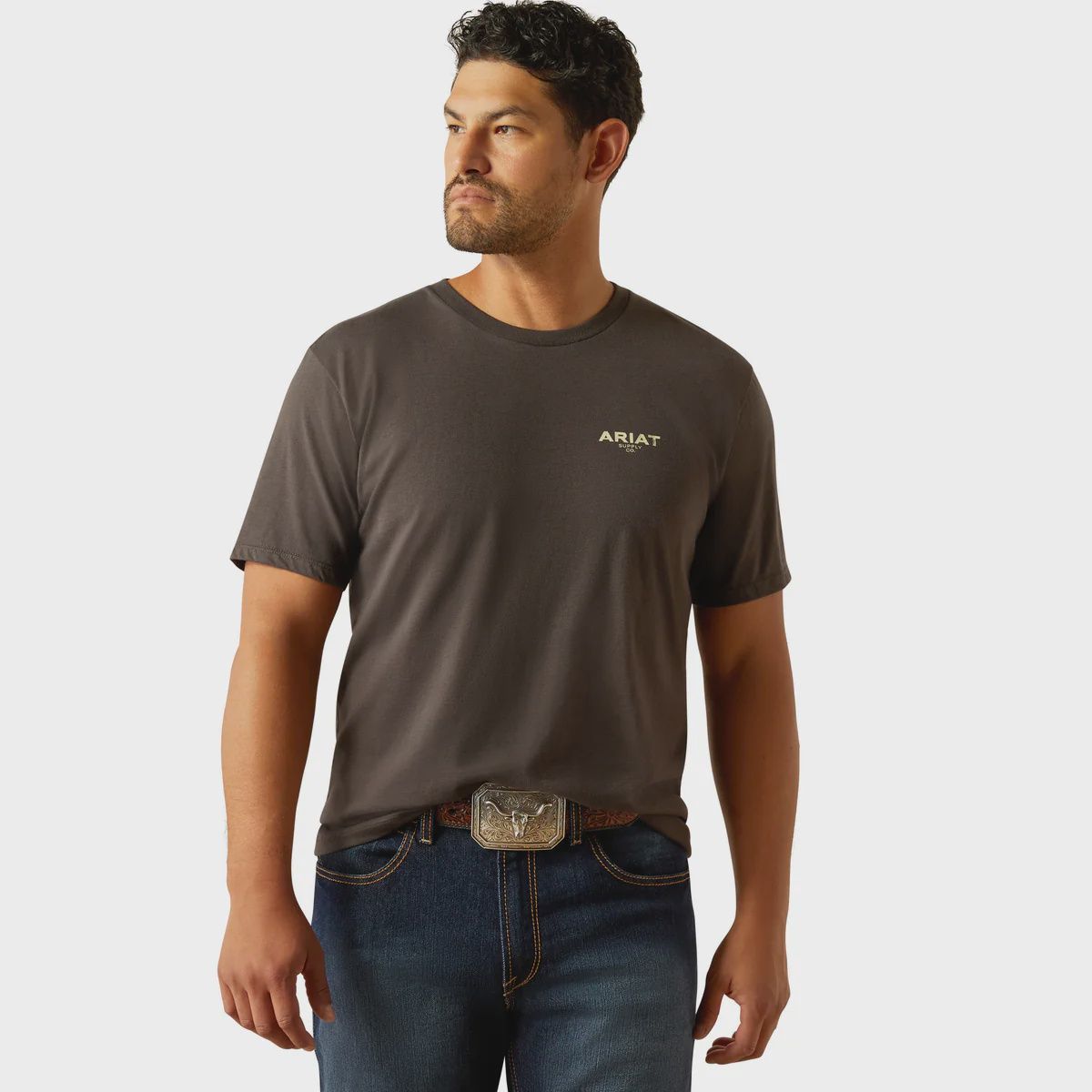 MENS EXPLORE CIRCLE T-SHIRT VINTAGE BLACK