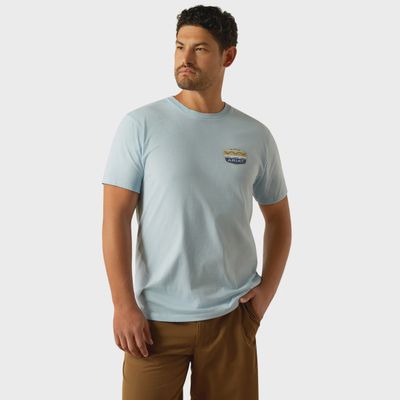 MENS OGDEN VALLEY BADGE T-SHIRT.