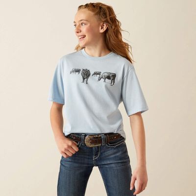 GIRLS BORN TO FARM TEE.