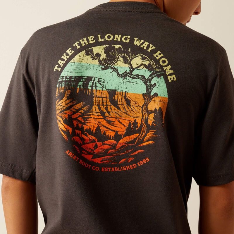 BOYS TAKE THE LONG WAY TEE.