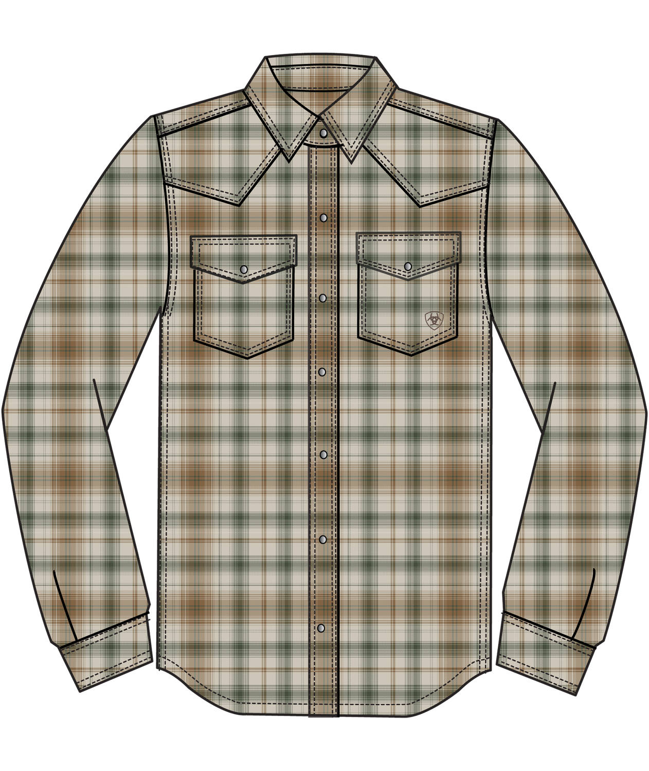 MENS HALSTON RETRO FIT LS SHIRT