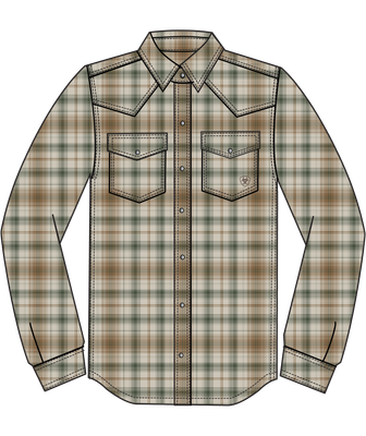 MENS HALSTON RETRO FIT LS SHIRT.