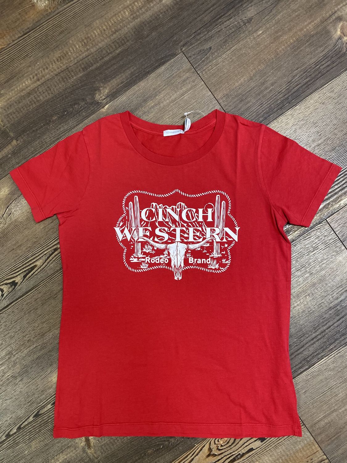 WOMENS CINCH S/S WESTERN TEE MSK7901010