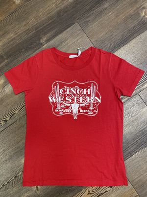 WOMENS CINCH S/S WESTERN TEE MSK7901010.