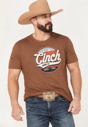 Cinch Mens Graphic Tee Shirt - MTT1690685
