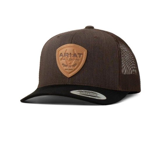 ARIAT  BROWN SNAPBACK CAP