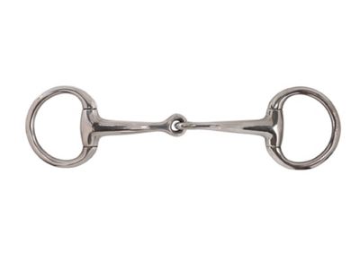 CURVED SMALL EGGBUTT SNAFFLE BIT.