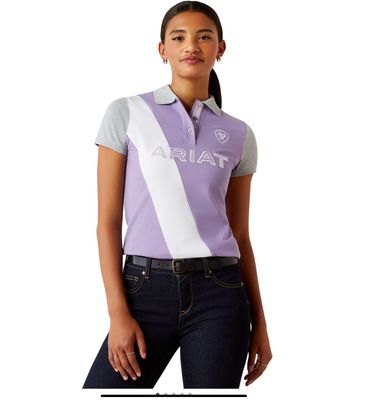 WOMENS TARYN POLO CHALK VIOLET / ORCHID BLOOM.