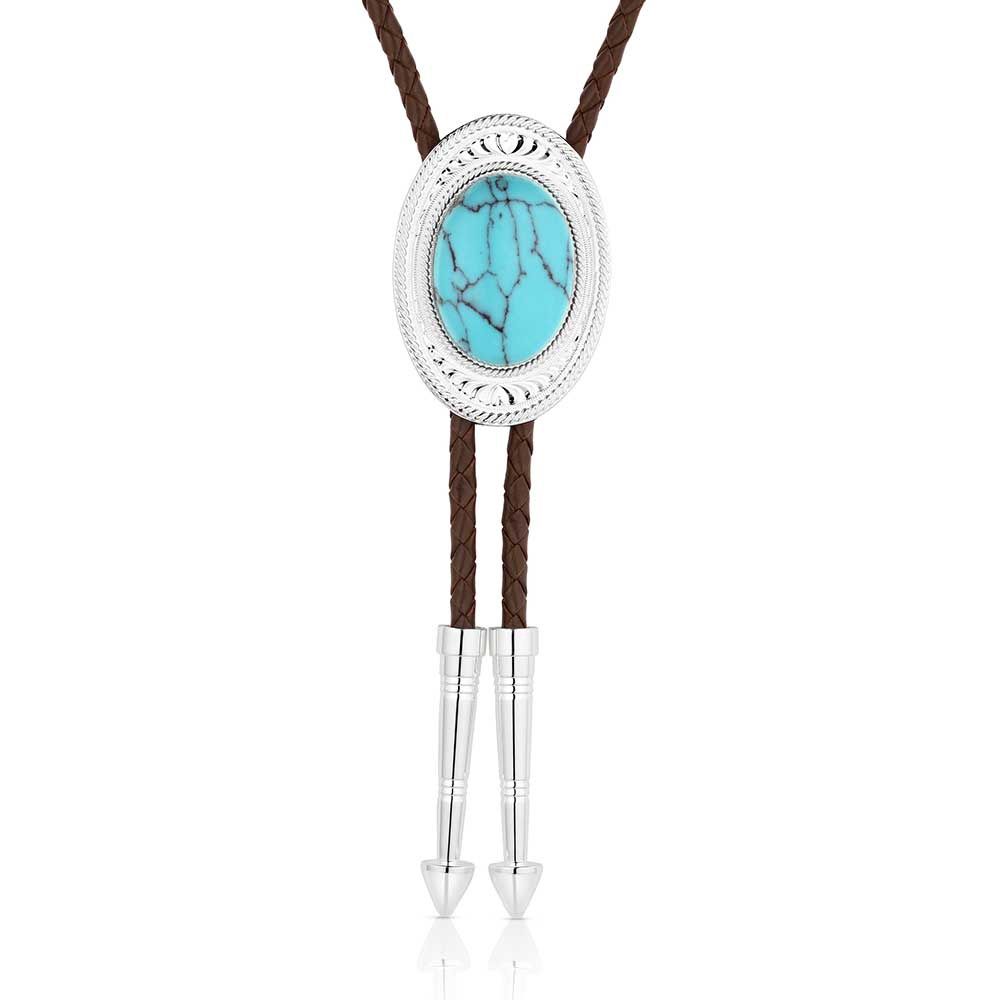 MONTANA THE OUTLAW TURQUOISE BOLO TIE