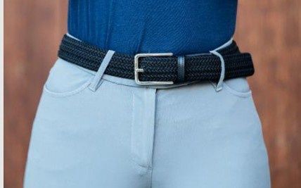 CAVALIER BELT, Colour: NAVY/WHITE, Size: 32