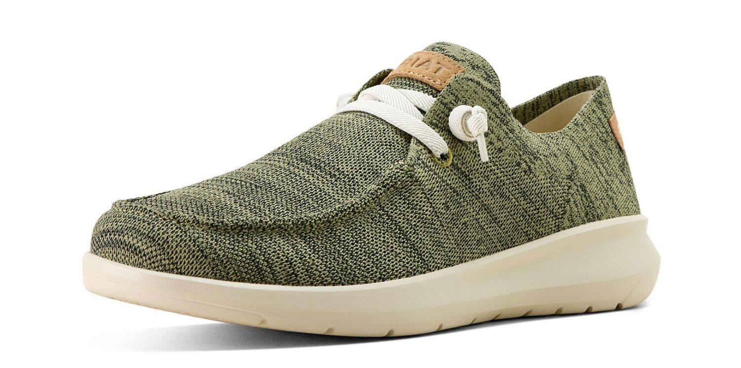 MENS HILO OLIVE GREEN KNIT