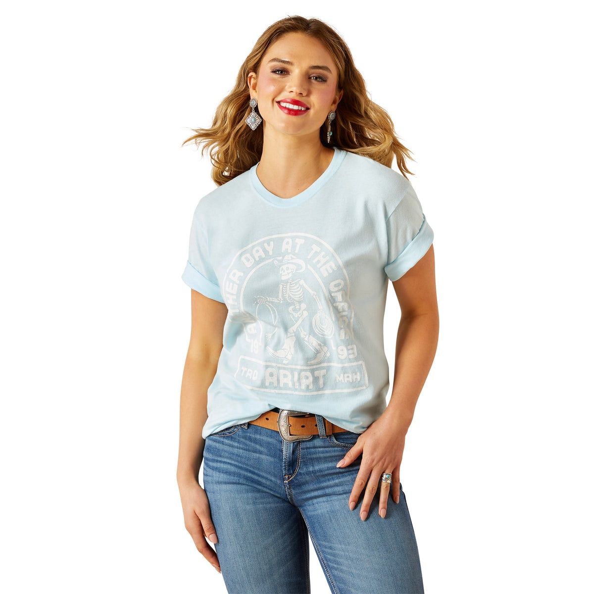 ARIAT WOMENS ANOTHER DAY SS TEE., Size: XS
