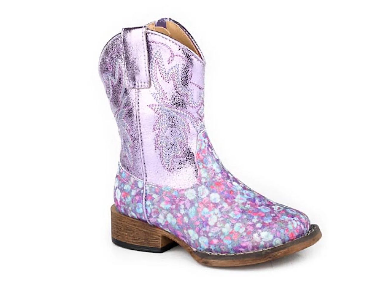 ROPER TODDLER GLITTER BLOOM FLORAL/PURPLE, Size: T5