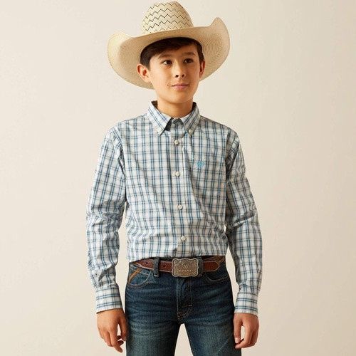 BOYS PRO SERIES SHELTON LS SHIRT KHAKI., Size: XS