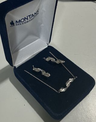 MONTANA JEWELLERY SET TWIST RIBBON.
