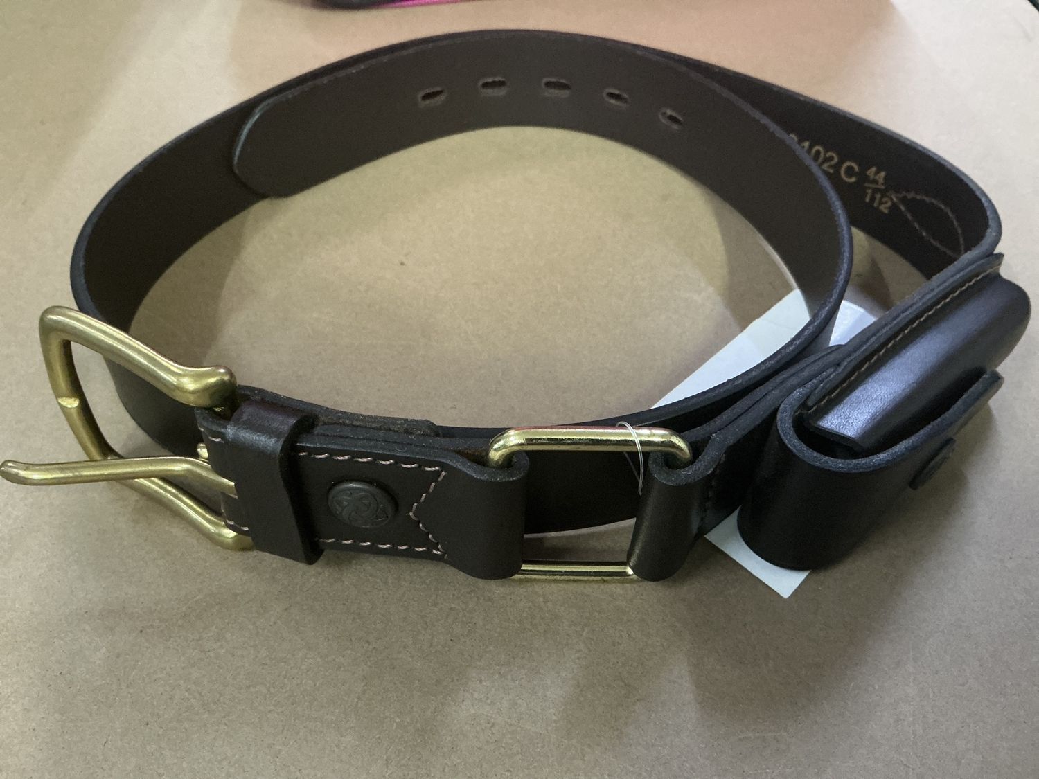 TOOWOOMBA STOCKMAN POUCH SQUARE BELT BELTRB7744, Size: 30”