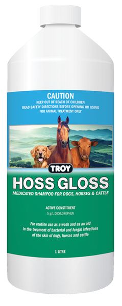 HOSSGLOSS MEDICATED SHAMPOO, Size: 1LTR