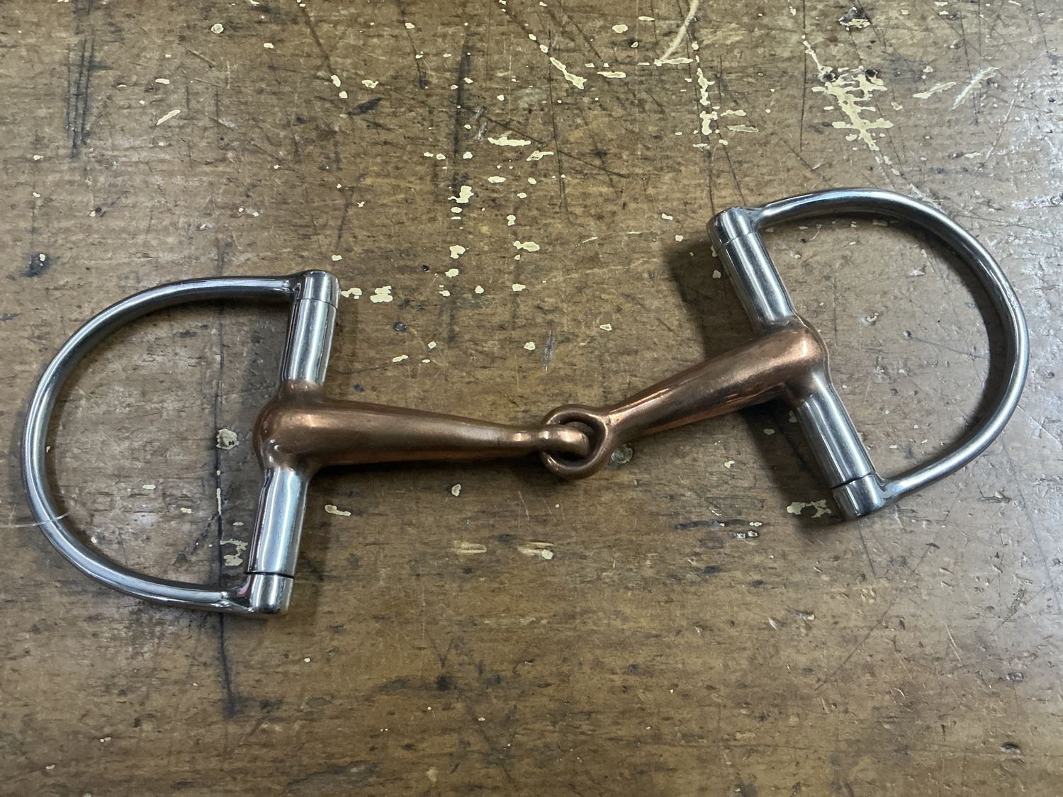 RACING DEE BIT W/THICK COPPER MOUTH.