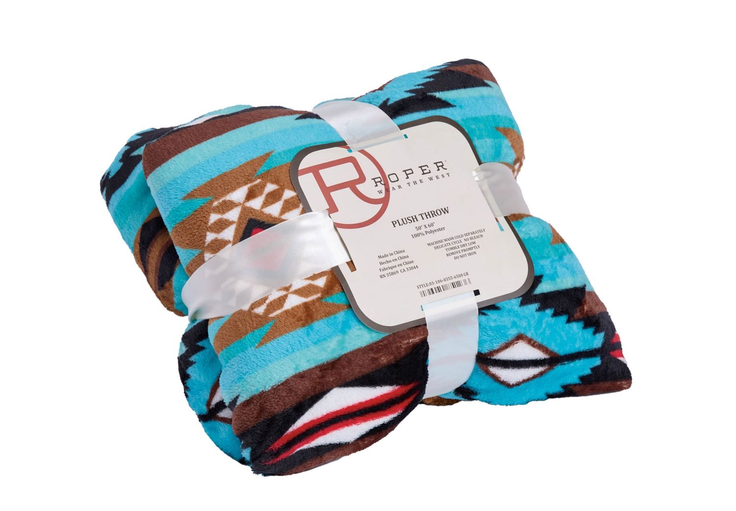 ROPER AZTEC THROW, Colour: AZTEC GREEN