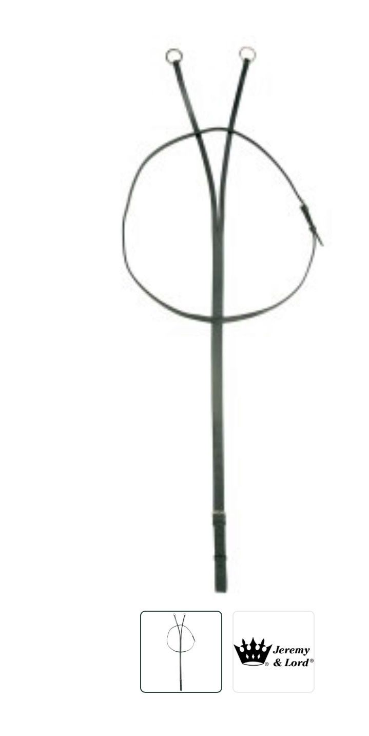 JEREMY &amp; LORD RUNNING MARTINGALE., Colour: BLACK, Size: COB