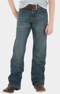 WRANGLER BOYS JUNIOR RETRO WESTERN RELAXED BOOT JEAN FALL CITY JRT20FLREG