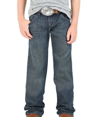 WRANGLER BOYS RETRO WESTERN RELAXED BOOT JEAN NIGHT SKY BRT20NSREG