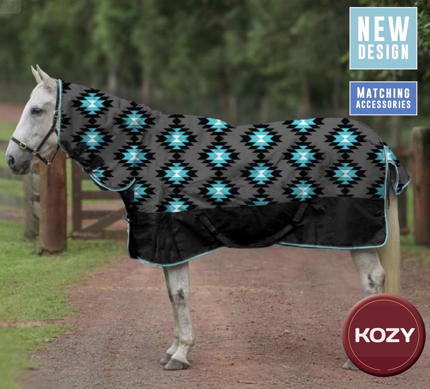 1200D NYLON COMBO AZTEC/TURQUOISE