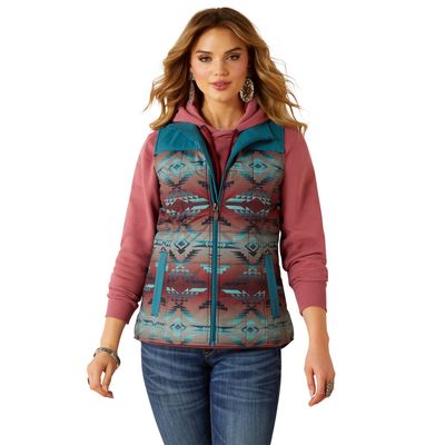 ARIAT WOMENS CRIUS INSULATED VEST DRAGONFLY