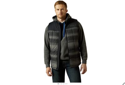 ARIAT MENS CRIUS INSULATED VEST SERAPE/BLACK