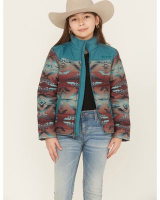 GIRLS CRIUS JACKET INEZ BLANKET/DRAGONFLY