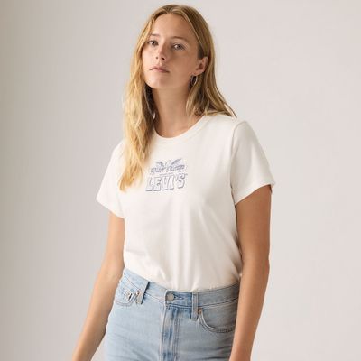 LEVIS WOMENS GRAPHIC TEE RHINESTONE EAGLE