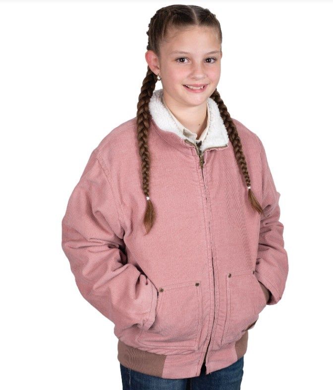 GIRLS DIAMANTINA SHERPA CORDUROY JACKET