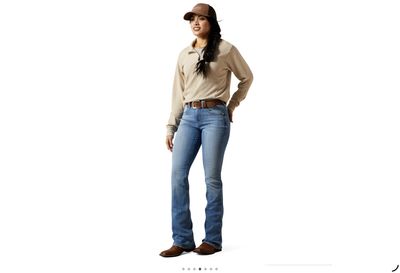 WOMENS HIGH RISE BOOTCUT CAMELLIA JEAN 10065880