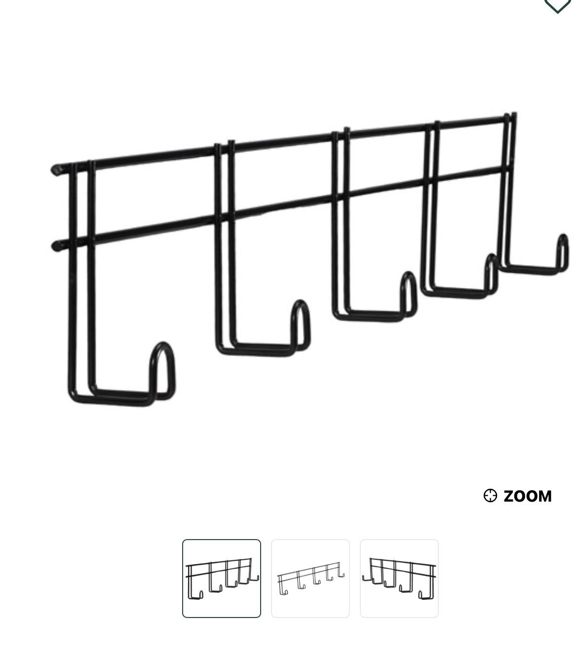 FIVE HOOK TACK RACK
