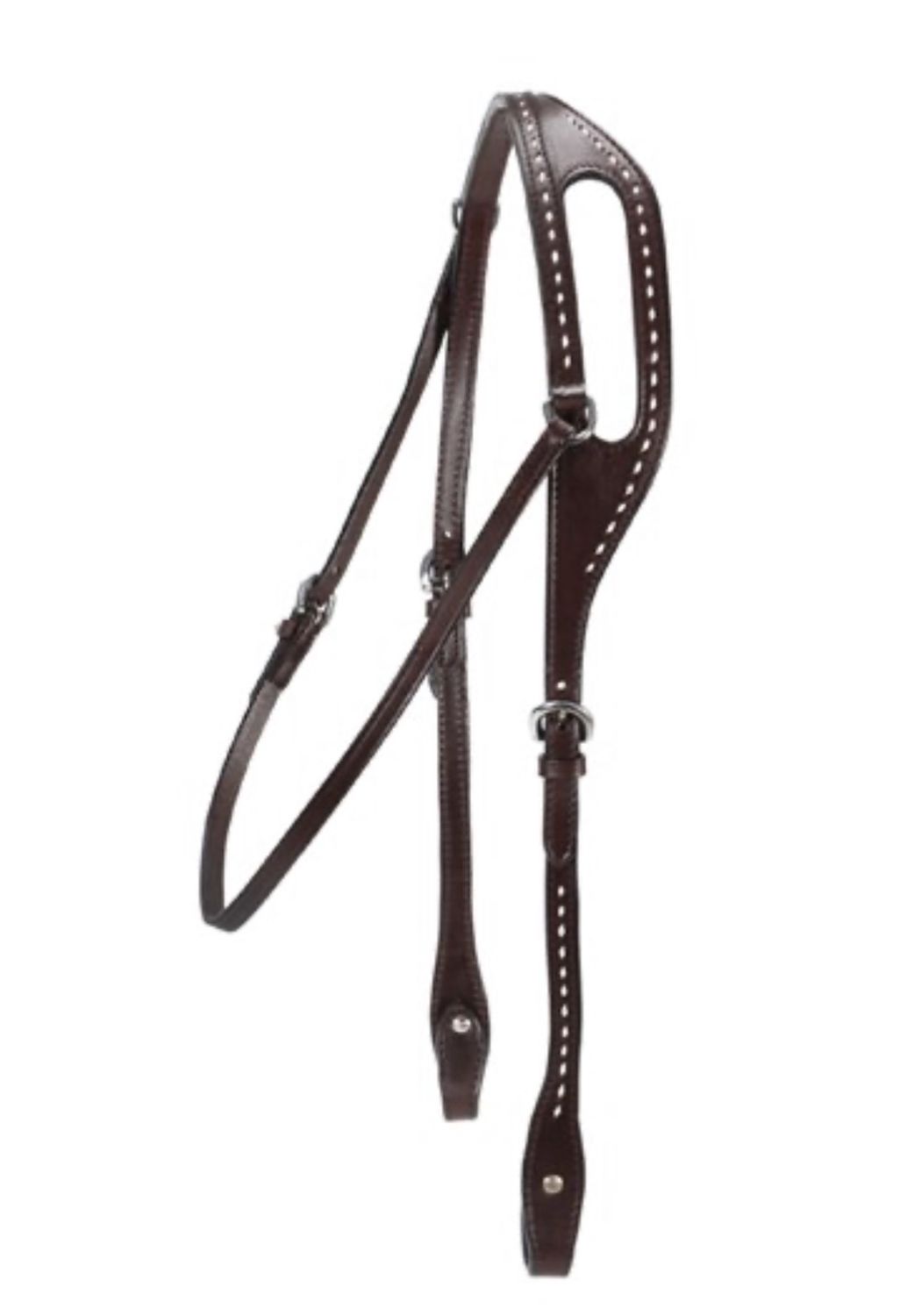 FITZROY BUCKSTITCHED ONE EAR HEADSTALL.