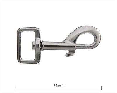 SNAP SWIVEL SQUARE EYE 25MM