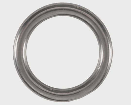 Steel Harness Rings, Colour: S/S, Size: 25mm 1'