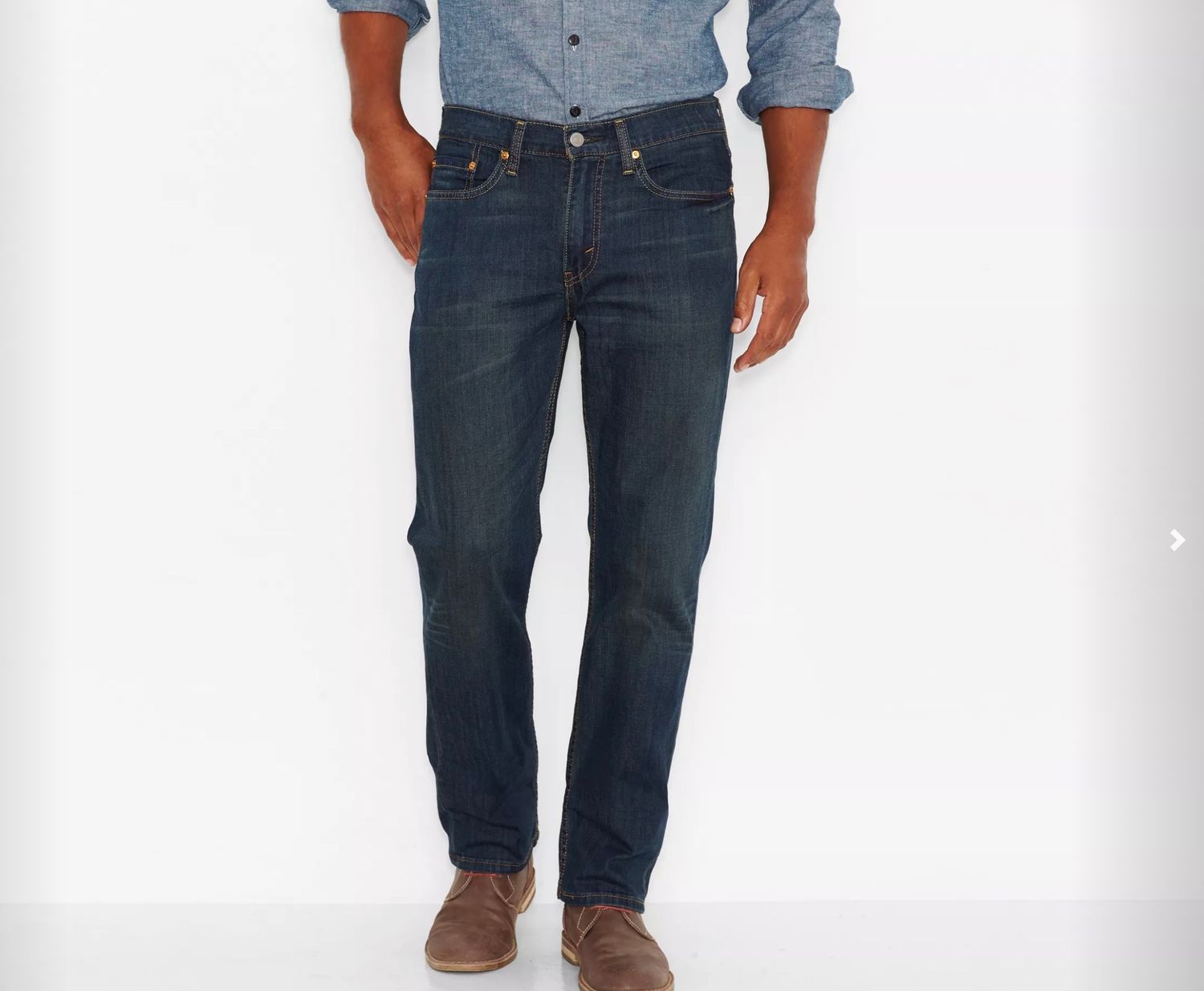MENS 514 STRAIGHT COVERED UP JEAN