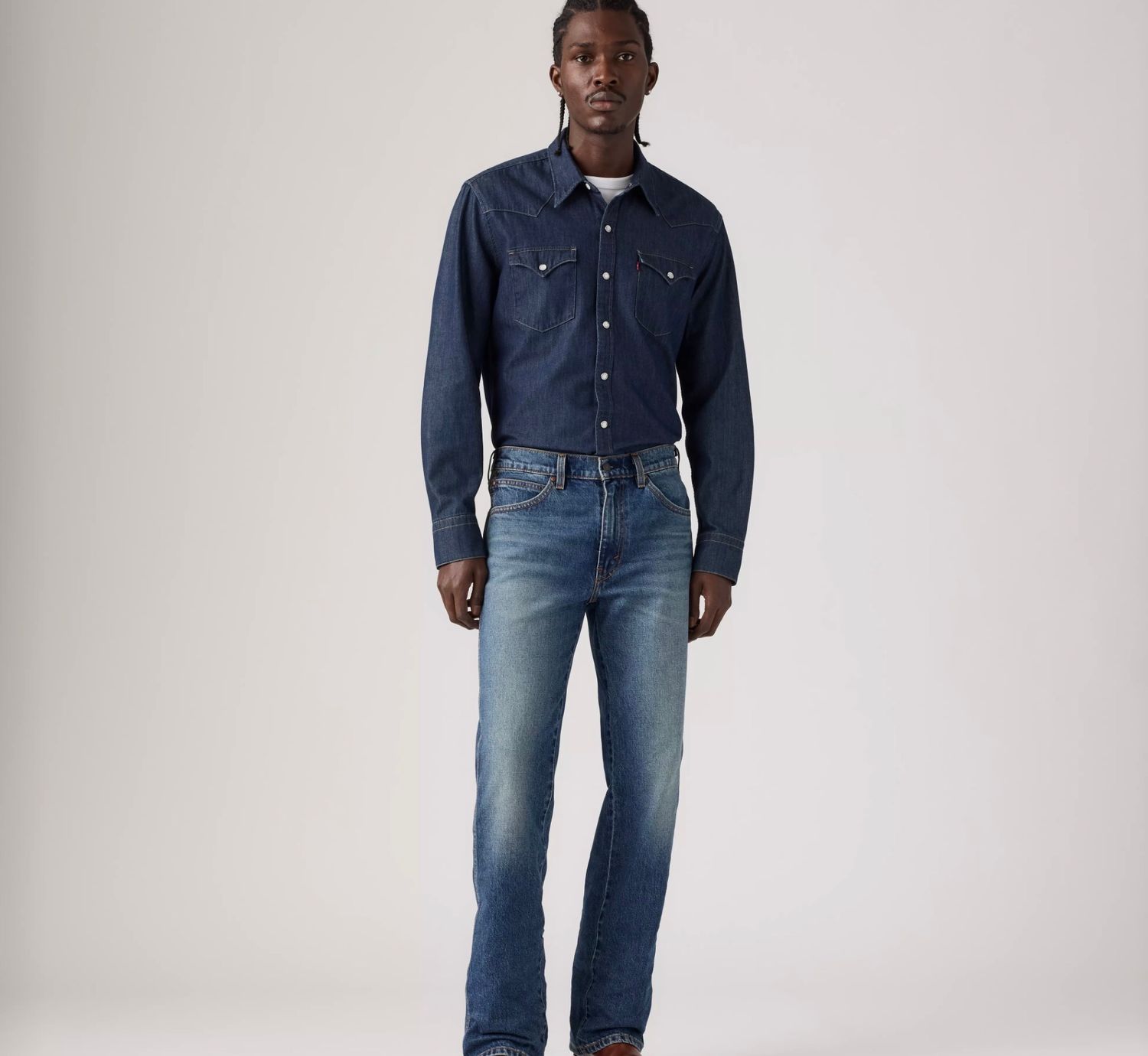 MENS 507 WESTERN SLIM BOOTCUT CAUGHT IN THE RAIN
