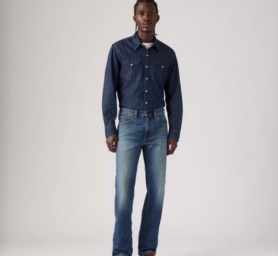 MENS 507 WESTERN SLIM BOOTCUT CAUGHT IN THE RAIN