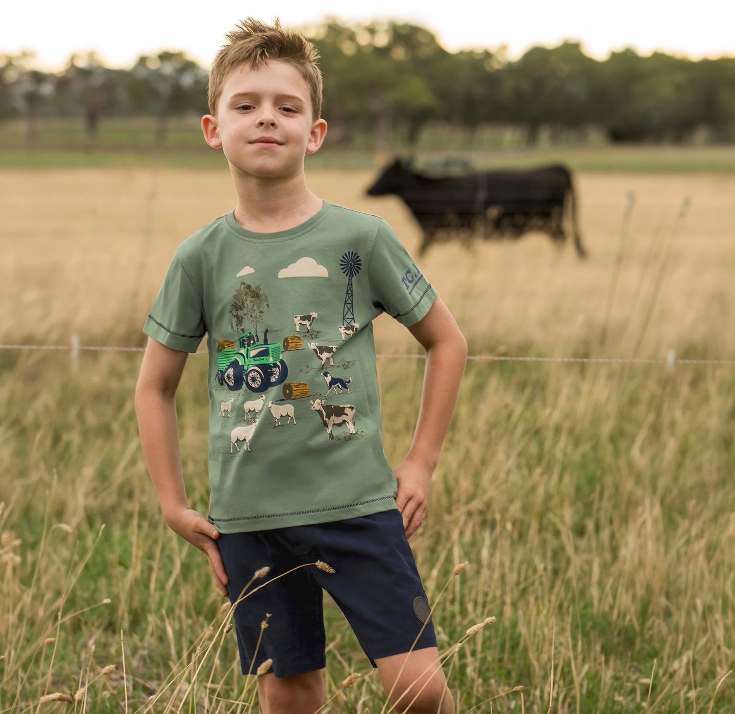 BOYS JOEY S/S TEE SHIRT, Size: 4